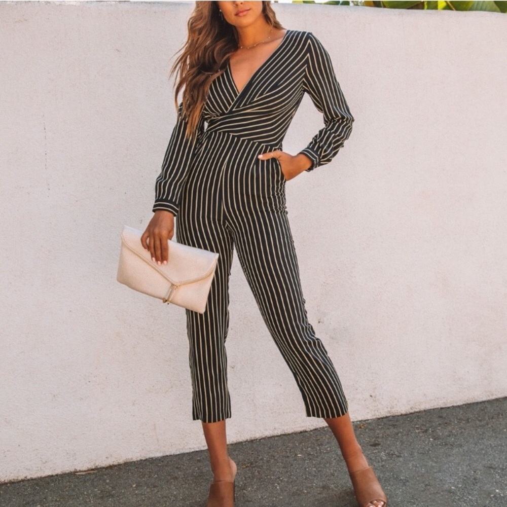 Cross cross pantsuit